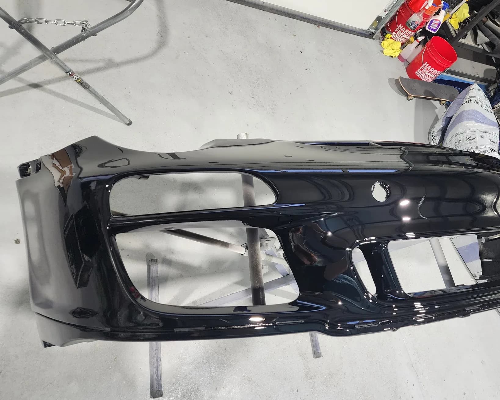 Porsche 997 Fiberglass repair — after